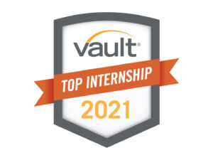 Vault Top Internship 2021 Award